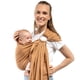 thumbnail image 1 of Boba Ring Sling Portabebés para recién nacidos y niños pequeños: portabebés liviano y transpirable, portabebés saludable para la cadera, portabebés para transporte frontal y de cadera, 8-35 lbs (lino, 1 of 5