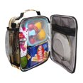thumbnail image 4 of Square Lunch Bag 10.5*3.5*9.5 Inches Cooler Bag Lunch Bag Insulation Portable Durable Fashion Super Beautiful Tiger, 4 of 6