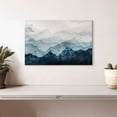 thumbnail image 2 of Elephant Stock Japanese Mountain Landscape Abstract Wall Art - Horizontal Canvas Wall Art - Hallway Wall Decor - Abstract Canvas - Blue And White Decor - 12" x 8", 2 of 8