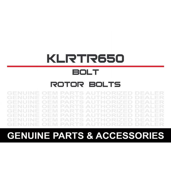 Bolt Mc Hardware Klrtr650 Kawasaki Rotor Bolt Kit KLRTR650