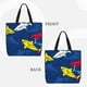 thumbnail image 2 of Easygdp Cartoon Shark Bolsa Tote para Mujer, Bolso de Hombro para Trabajo, Playa, Viajes, Compras y Supermercado, 2 of 7