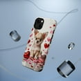thumbnail image 5 of DistinctInk MagSafe Tough Case for Apple iPhone 13 Mini (5.4" Screen) - Valentine's Day Chihuahua Puppy - Raised Bezel Screen Guard, 5 of 6