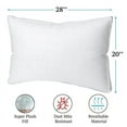 thumbnail image 3 of Porch & Den Home Sweet Home Dream 300 Thread Count Cotton Hypoallergenic Gusset Bed Pillows, 3 of 3