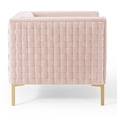 thumbnail image 5 of Modway Resonate Performance Velvet Armchair in Pink, 5 of 10