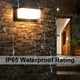 Applique Murale 18W avec Capteur de Mouvement Luminaire Moderne en Aluminium IP65 Éclairage Décoratif Imperméable à l'Eau pour Couloir de Jardin – image 2 sur 5