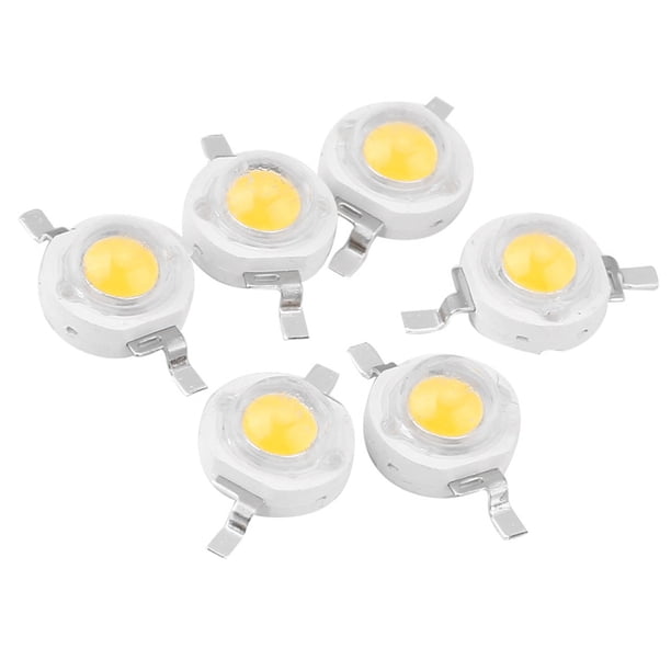 100x1W Cuentas LED De Alta Potencia Chips De Diodo Emisor De Luz SMD Para Accesorios De Iluminación DIY Hogar Comercial