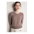 thumbnail image 2 of Sueter De Mujer Moda Sweater Dama Cuello V Abrigo Ligero LOLE  Sueter, 2 of 6