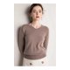thumbnail image 2 of Sueter De Mujer Moda Sweater Dama Cuello V Abrigo Ligero LOLE  Sueter, 2 of 6