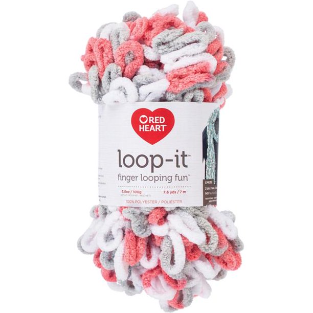 Red Heart Yarn LoopItPeachy Keen