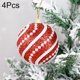 thumbnail image 3 of Bolas de Navidad blancas de 8 cm, adornos para árbol de Navidad, decoraciones navideñas para el hogar, bolas de espuma decorativas para árbol de Año Nuevo 2023, 3 piezas/caja, 3 of 5