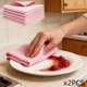 thumbnail image 1 of Paquete de 2 paños de limpieza de microfibra gruesos para platos de cocina, toallas de cocina, estropajos reutilizables altamente absorbentes para platos, encimeras, coches, vidrios, muebles, paños de, 1 of 6