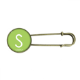 thumbnail image 1 of Chestry Elements Period Table Chalcogens Element Sulphur S Retro Metal Brooch Pin Clip Jewelry, 1 of 3
