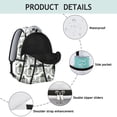 thumbnail image 4 of Pineapple Themed Laptop Backpack - Durable & Stylish for College Students, Large Main Compartment with Side Pockets, Comfortable Carry for Campus Life, 4 of 6