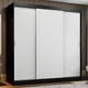 thumbnail image 2 of Ropero Closet Madesa Reno 3 Puertas Corredizas Blanco Negro, 2 of 5