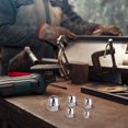 thumbnail image 1 of OUNONA 50Pcs Stainless Steel Lock Nuts with Dome Head Acorn Finish for Machine Use Plated Silver, 1 of 7