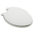 thumbnail image 1 of Slow Close Deluxe Molded Wood Elongated Toilet Seat, Biscuit, 1 of 1