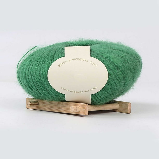 Hielo de Lana para Tejer a Mano de Ganchillo de Pelo de Bebé Bola de Bufanda, Sombrero Y Suéter Hecho de Mohair Hielo de Bebé para el Ganchillo