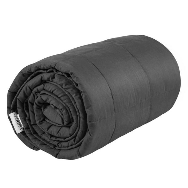 Weighted Blanket 60x80 Inches, 15 lbs Made of 100 Breathable Cotton