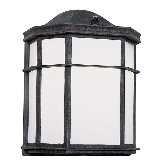 Bel Air Lighting CB-4484-BK 10" Black Pocket Mini Outdoor Light