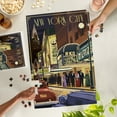 thumbnail image 4 of Lantern Press 1000 Piece Jigsaw Puzzle, New York, Theater Scene, 4 of 5