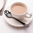 thumbnail image 3 of Juego de 6 cucharas, cuchara para revolver café y té de acero inoxidable 304, cucharas de té de diseño elegante, cuchara de café con forma de calavera, cuchara de hueso para postre, vajilla, 3 of 8