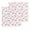 Pink, Rose, White, variant on Pink Ribbon Kitchen Dish Towels for Drying Dishes Set of 2, Modern Abstract String Geometric Bows Beige Waffle Weave Microfiber Hand Tea Bathroom Towels Quick Dry & Absorbent Towel 15.7x23.6