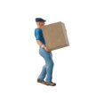 thumbnail image 4 of 1/64 Delivery Man Model Dioramas Character Model for Fairy Garden Sand Table, 4 of 8