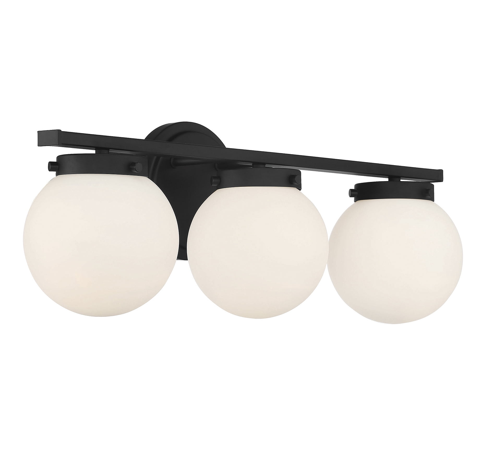 Trade Winds Antoinette 3-Light Bathroom Vanity Light in Matte Black