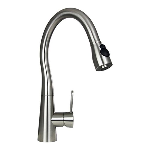 BOANN BNYKF-C01S Sophia 16.75-Inch 304 Stainless Steel Pull-Out Kitchen Faucet