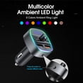 thumbnail image 2 of Binmer Bluetooth FM Transmitter For Car Bluetooth Car Adapter MP3 Player FM Transmitter, 2 of 6