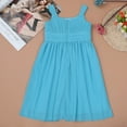thumbnail image 7 of TiaoBug Kids Girls Pleated Chiffon Flower Dress Junior Bridesmaid Wedding Gown 4-16, 7 of 7
