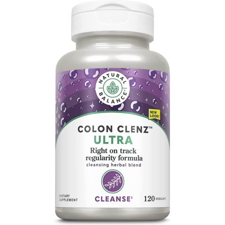 Natural Balance Ultra Colon Clenz, Vegetarian Capsules, 120 CT