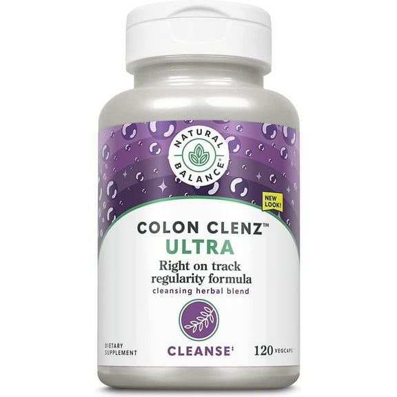 Natural Balance Ultra Colon Clenz, Vegetarian Capsules, 120 CT