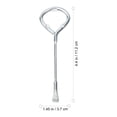 thumbnail image 3 of Ouvre-Boîte Pratique et Durable en Métal M10 Argent 2 Pcs 4.40X1.45X0.24 Pouces, 3 of 8