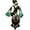 Green, variant on Meyda Tiffany 17092 Lilies 11" Wide 2 Light Double Sconce - Green