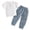 0-Light Blue&181, variant on Tiijoy Infant Boys Summer Outfits Lightweight Short Sleeve T-Shirt Pants Set, Sizes 18-24M