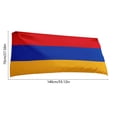 thumbnail image 3 of Uandlove Large Armenian Flag Beach Towel 27.6"x55", Double-Sided Microfiber Quick Dry Absorbent Travel Towel for Swimming Gym Camping, 3 of 6