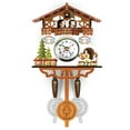 thumbnail image 5 of HomeCozy Antique Wooden Hanging Cuckoo Wall Time Alarm Clock Home Living Room Decoration, 5 of 7