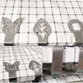 thumbnail image 4 of Clips para mantel Juego de 4 clips para mantel de acero inoxidable para mantel, mantel, clips para mantel (mariposa), acero antioxidante, plateado 1, 6,5 5 cm, 4 of 5