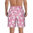thumbnail image 3 of Yiaed Cute Rabbit Print Men's Swim Trunks with Lining Quick Dry Sports Shorts Beach Shorts Boardshorts-Medium, 3 of 5