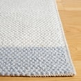 thumbnail image 3 of SAFAVIEH Natura Marina Striped Wool Area Rug, Ivory/Light Blue, 8' x 10', 3 of 8