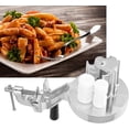 thumbnail image 2 of Stainless Steel Manual Pasta Maker Suction Type 6 Thickness Levels Hand Crank for Kitchen Lasagna Fettuccine, 2 of 3