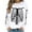 White-Halloween Shirts, variant on Inverlee Halloween Sweatshirts for Women Plus Size Pumpkin Ghost Graphic T-shirt Work Round Neck Sweatshirt Long Sleeve Dressy Casual Pullover Tops Halloween Clothes