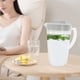thumbnail image 2 of Large Capacity Beverage Storage Container Heat Resistant Cold Water Jug Plastic Juice Pitcher Household Teapot Kettle with Lid (Blue), 2 of 6