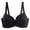 Black, variant on Aofany Women's Sexy Seamless Bra Push up Bras Full-Coverage Strap Adjustable Brattles Comfortable Breathable T-shirt Bras Underwear