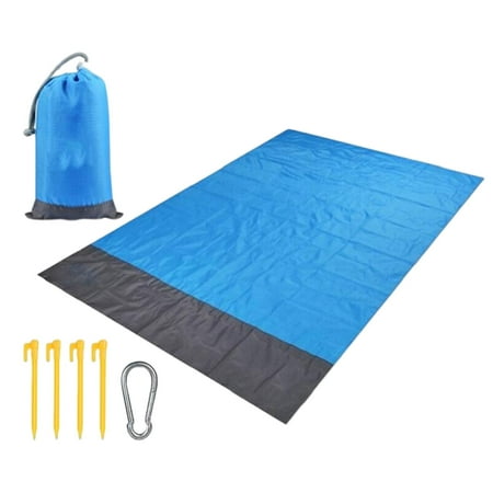 , Large 79''×55'' Beach Mat Outdoor Picnic Blanket Water Portable Picnic Beach Mat, Sand Mat for Outdoor
