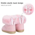 thumbnail image 5 of Toddler Snow Boots Girls Winter Boots,Pink B,9 Toddler=CN28, 5 of 7