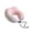 Pink, variant on ZhangC Memory Foam U-Shaped Pillow, Neck Pillow with Cooling Ice Silk Cover, U-Shape 360° Head & Chin Support, Adjustable Buckle, Machine Washable Cover(Gray)