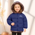 thumbnail image 2 of XIMIN Kids Boys Girls Winter Coat Puffer Jacket Heavyweight Soft Sherpa Fur Lined Parka Jackets Hooded Fleece-Lined Wear Waterproof Warm Thickened Winter Clothes, 2 of 9