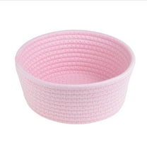 Tahtuvzn School Storage & Organization Baskets Cotton Rope Basket Gift for Easter Thanksgiving Christmas Decoration Room Containers Organizer Home Decor